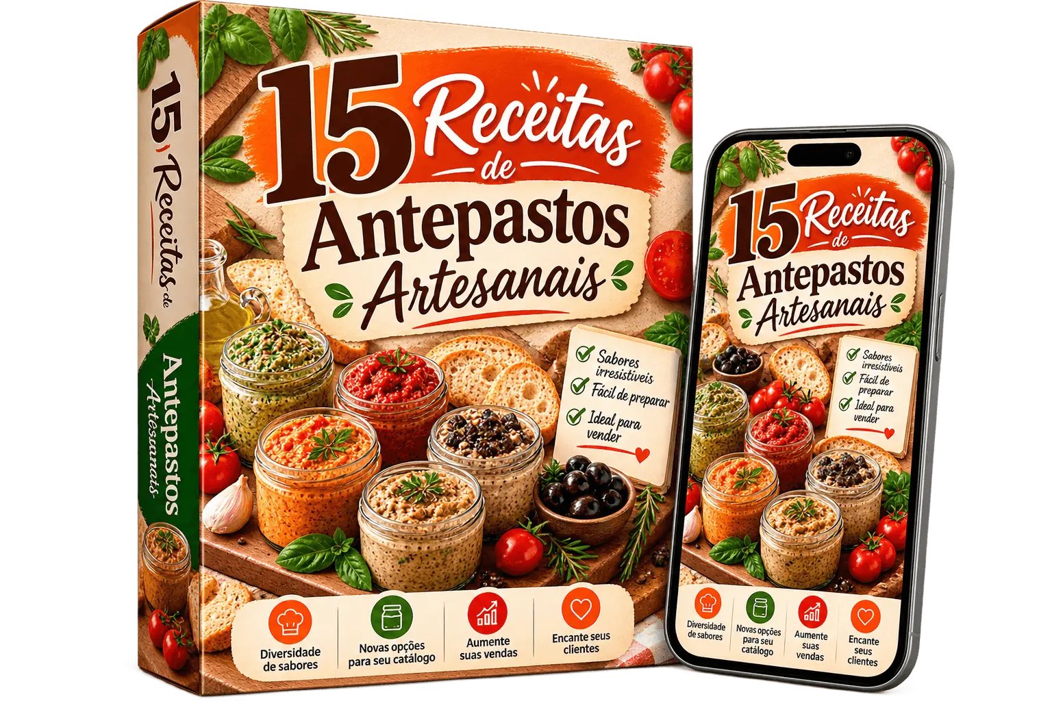 15 Receitas de Antepastos Artesanais