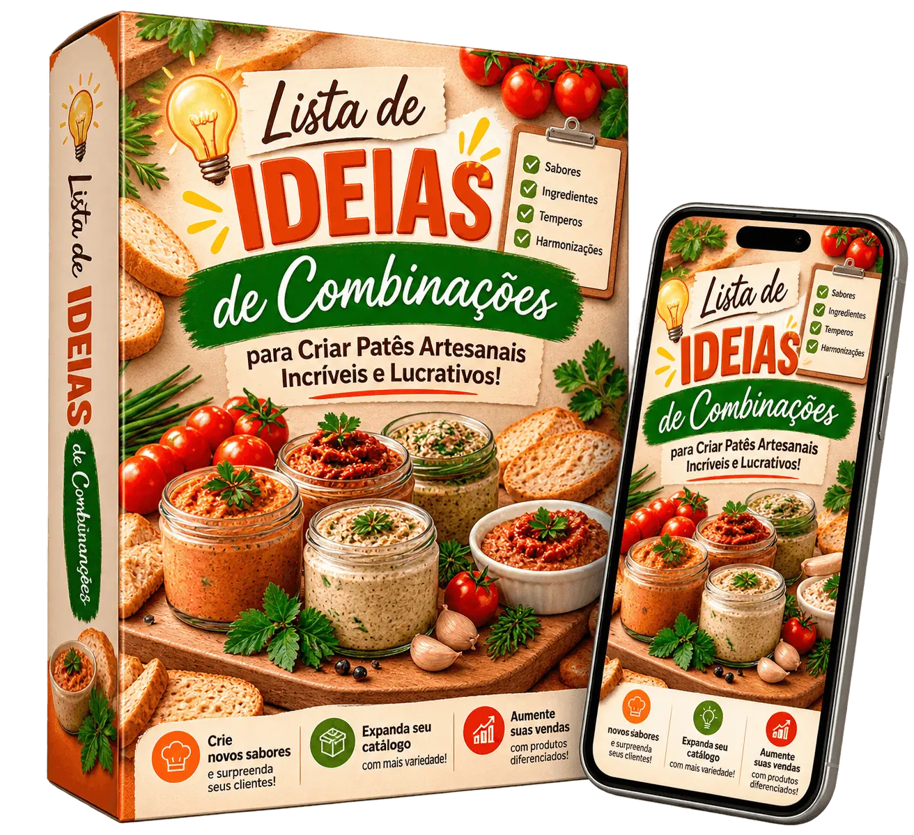 Lista de Ideias de Combinações
